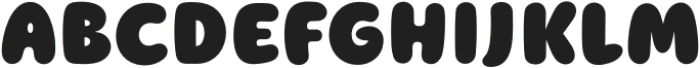 Cloud Bunch otf (400) Font UPPERCASE