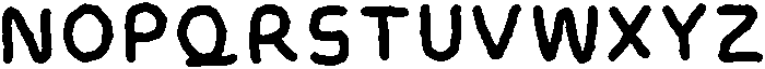 Cloud Nine Regular otf (400) Font UPPERCASE