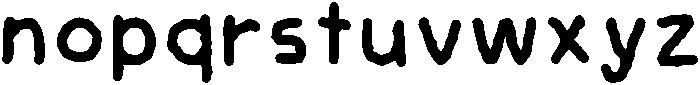 Cloud Nine Regular otf (400) Font LOWERCASE