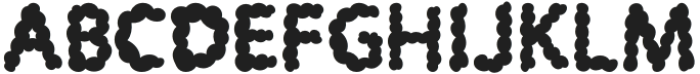 CloudLife-Regular otf (400) Font UPPERCASE