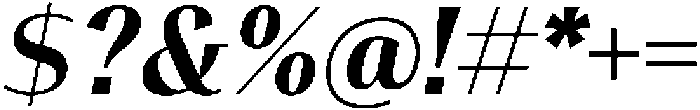 CloudLucent-BoldItalic otf (700) Font OTHER CHARS