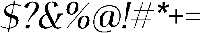 CloudLucent-Italic otf (400) Font OTHER CHARS