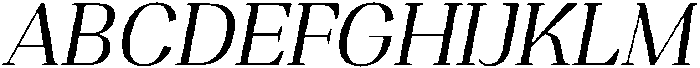 CloudLucent-Italic otf (400) Font UPPERCASE