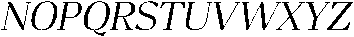 CloudLucent-Italic otf (400) Font UPPERCASE