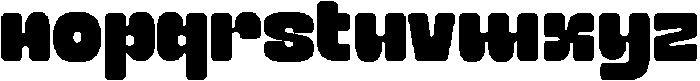 Cloudy Bumpy Regular otf (400) Font LOWERCASE