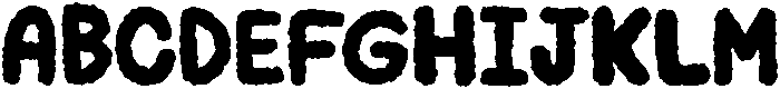 Cloudy Regular otf (400) Font UPPERCASE