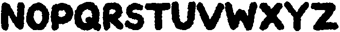 Cloudy Regular otf (400) Font UPPERCASE