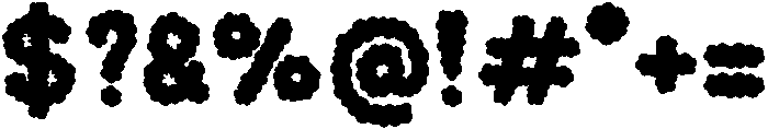 Cloudy Regular otf (400) Font OTHER CHARS
