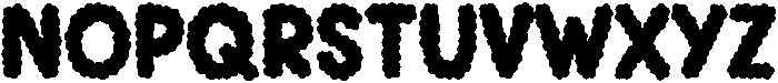 Cloudy Regular otf (400) Font UPPERCASE