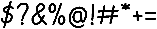 Cloudy Regular otf (400) Font OTHER CHARS