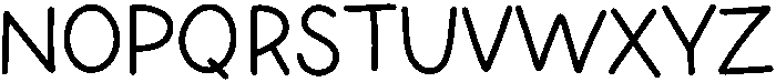 Cloudy Regular otf (400) Font UPPERCASE