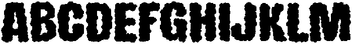 Cloudypop Blue otf (400) Font UPPERCASE