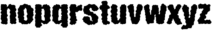 Cloudypop Blue otf (400) Font LOWERCASE