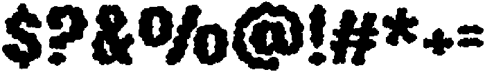 Cloudypop Sunset otf (400) Font OTHER CHARS