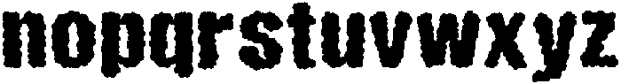 Cloudypop Sunset otf (400) Font LOWERCASE