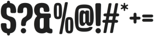 Clover Condensed Regular otf (400) Font OTHER CHARS