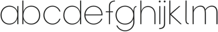 Clover Display ExtraLight otf (200) Font LOWERCASE