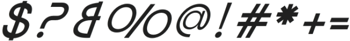 Clover Display Medium Italic otf (500) Font OTHER CHARS