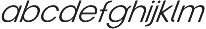 Clover Display Regular Italic otf (400) Font LOWERCASE