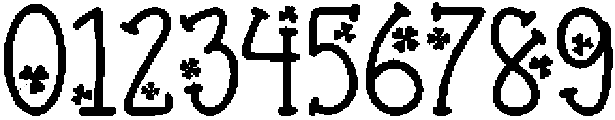 Clover Pop Regular otf (400) Font OTHER CHARS