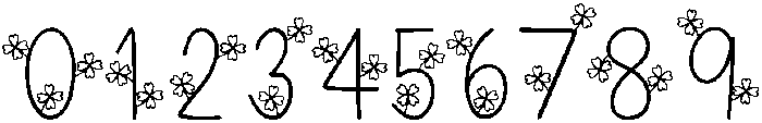 Clover Regular otf (400) Font OTHER CHARS