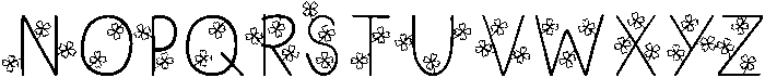 Clover Regular otf (400) Font UPPERCASE