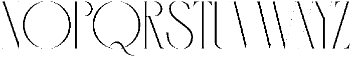 Clover Regular otf (400) Font LOWERCASE
