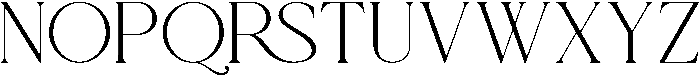 Clover otf (400) Font LOWERCASE