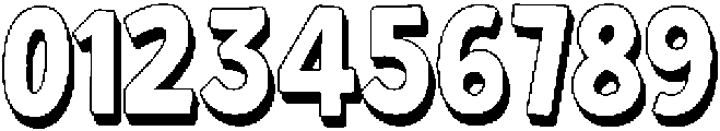 Club Merry 3d otf (400) Font OTHER CHARS