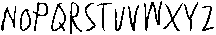 Clumsy Caps Regular otf (400) Font LOWERCASE