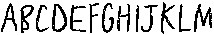Clumsy Caps Thicker otf (400) Font