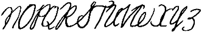Clumsy Cursive Oblique Thicker otf (400) Font UPPERCASE