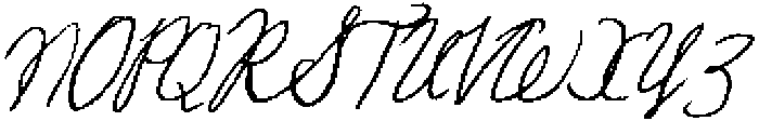 Clumsy Cursive Oblique otf (400) Font UPPERCASE