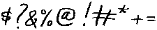 Clumsy Cursive Thicker otf (400) Font OTHER CHARS