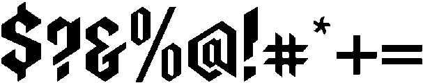 Cluster-Regular otf (400) Font OTHER CHARS