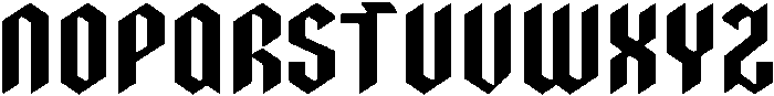 Cluster-Regular otf (400) Font UPPERCASE