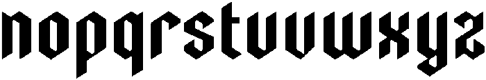 Cluster-Regular otf (400) Font LOWERCASE