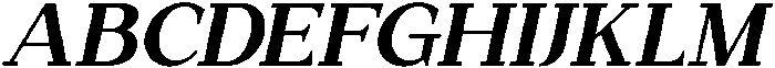 Clusty Bold Italic otf (700) Font UPPERCASE