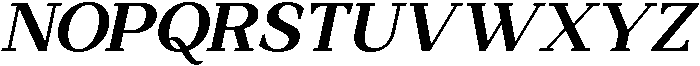 Clusty Bold Italic otf (700) Font UPPERCASE