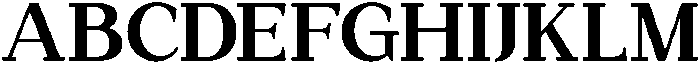 Clusty Bold otf (700) Font UPPERCASE