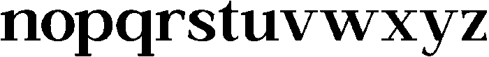 Clusty Bold otf (700) Font LOWERCASE