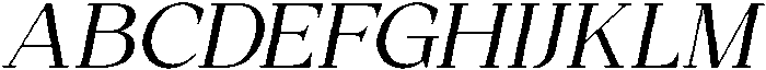 Clusty Italic otf (400) Font UPPERCASE