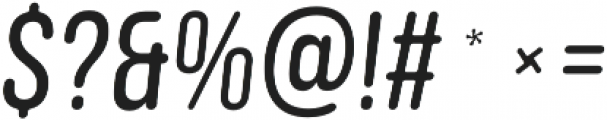 Clutch Sans Medium Oblique otf (500) Font OTHER CHARS