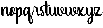 Clydia otf (400) Font LOWERCASE