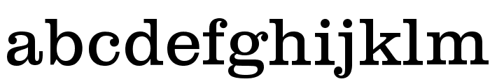 Clarendon-Light-Regular Font LOWERCASE