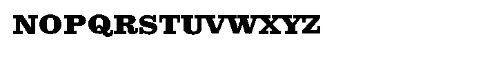 Clarendon Text Bold SCOsF Font LOWERCASE