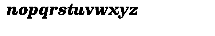 Clarendon Text Pro Bold Italic Font LOWERCASE