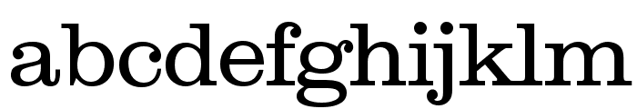 ClarendonSerial-Light-Regular Font LOWERCASE