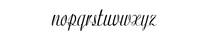 Clarinda-CondensedItalic Font LOWERCASE