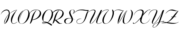 Clarinda-Italic Font UPPERCASE